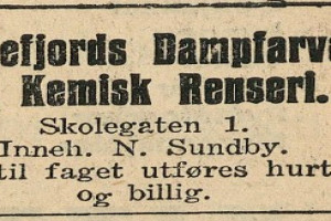 Bilde av Sandefjords Dampfarveri og Kemisk Renseri